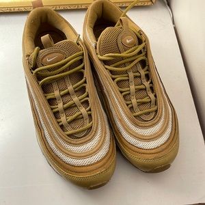 Lightly work Nike air max 97. I do not wear these enough anymore